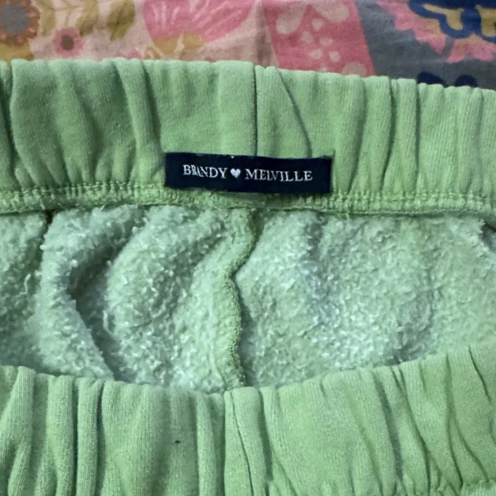 Brandy Melville Lime Green Sweatpants